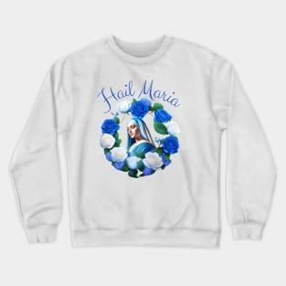 Marian blue bed of Roses Crewneck Sweatshirt